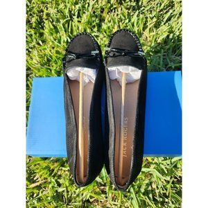 Jack Rogers Millie Bow Moccasin | Black Suede Size 11 -New